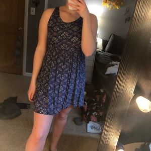 Blue Patterned Dress